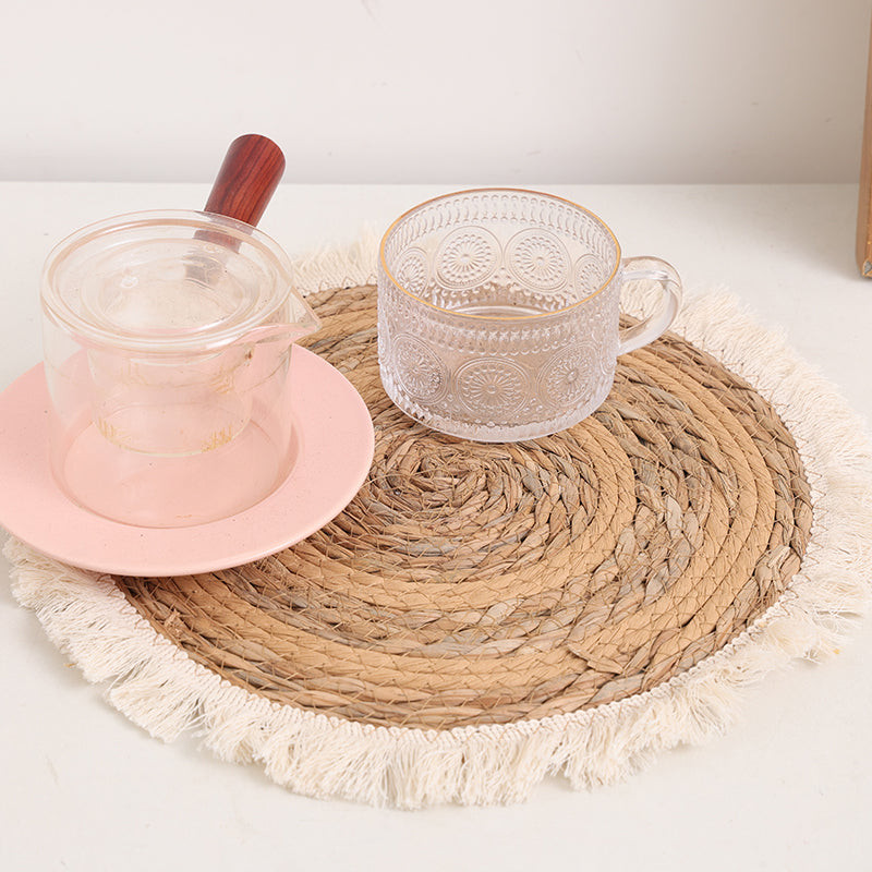 Natural Woven Placemat | Handcrafted Straw Table Mat