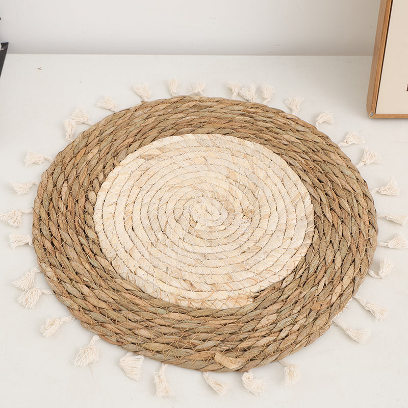 Natural Woven Placemat | Handcrafted Straw Table Mat