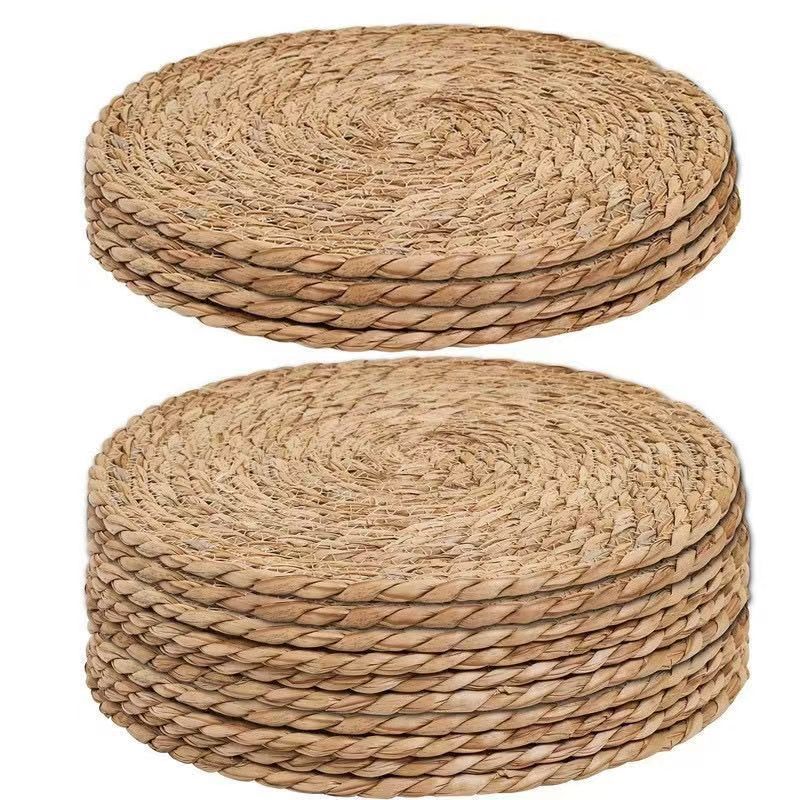 Woven Seagrass Table Mat — Round Placemat, Trivet & Coaster