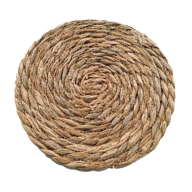 Woven Seagrass Table Mat — Round Placemat, Trivet & Coaster