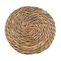 Woven Seagrass Table Mat — Round Placemat, Trivet & Coaster