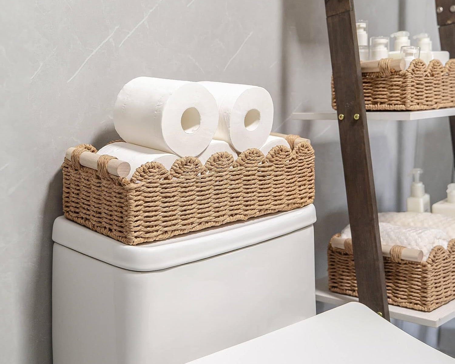 Handcrafted Natural Woven Storage Basket