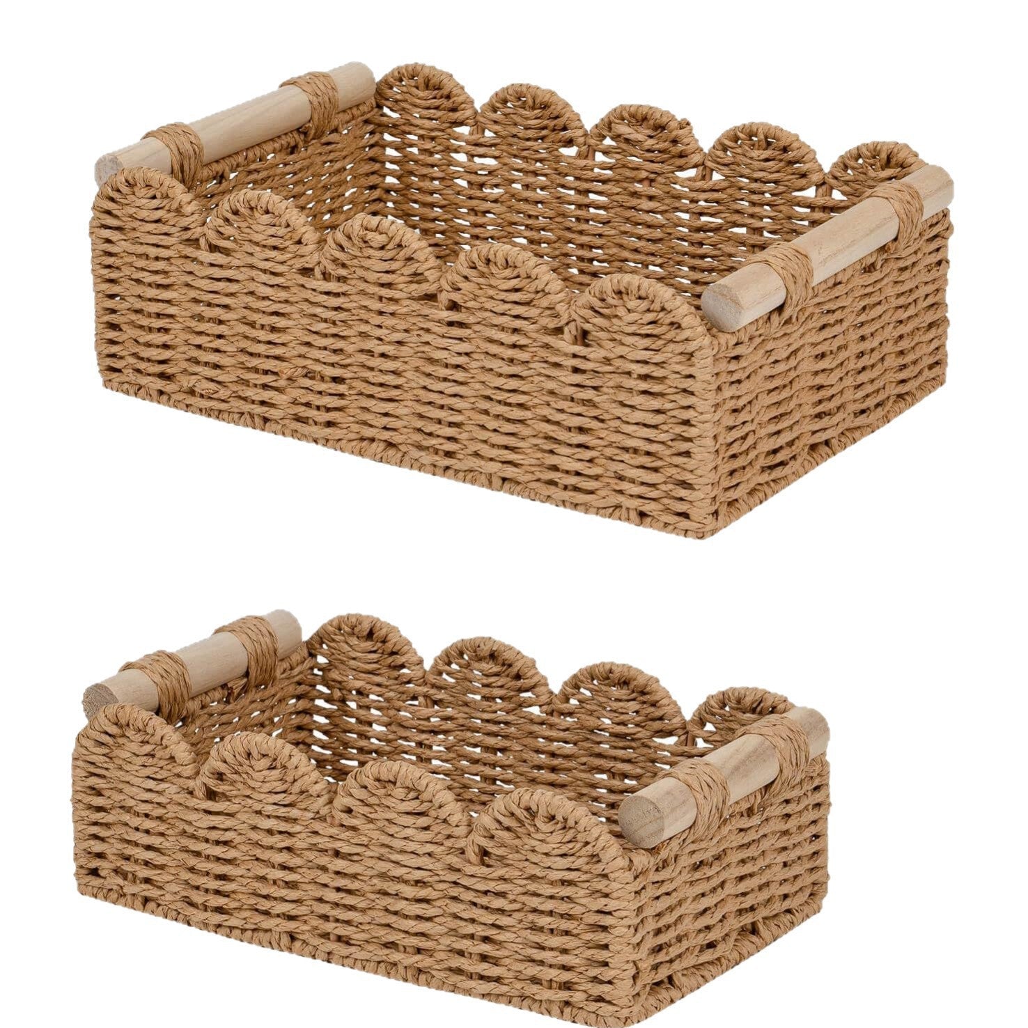 Handcrafted Natural Woven Storage Basket