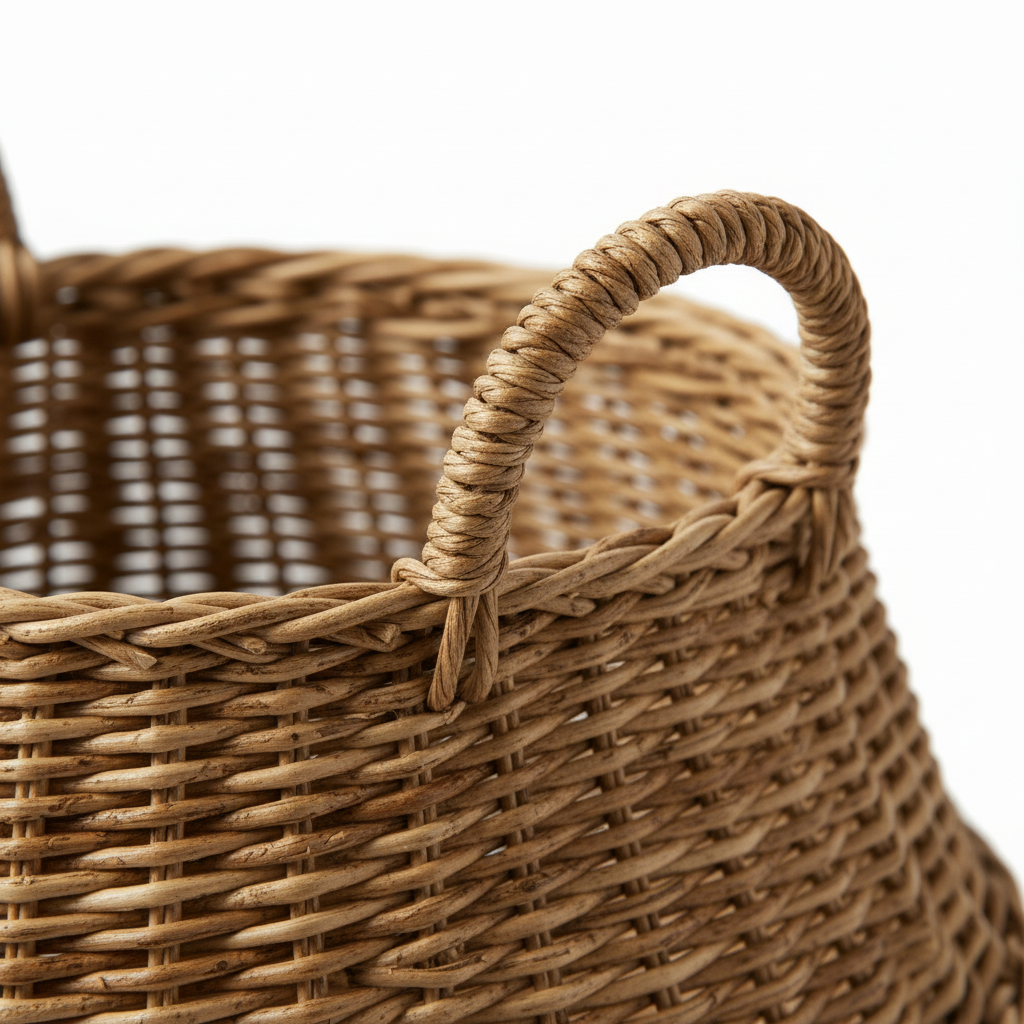 Natural Rattan Storage Basket